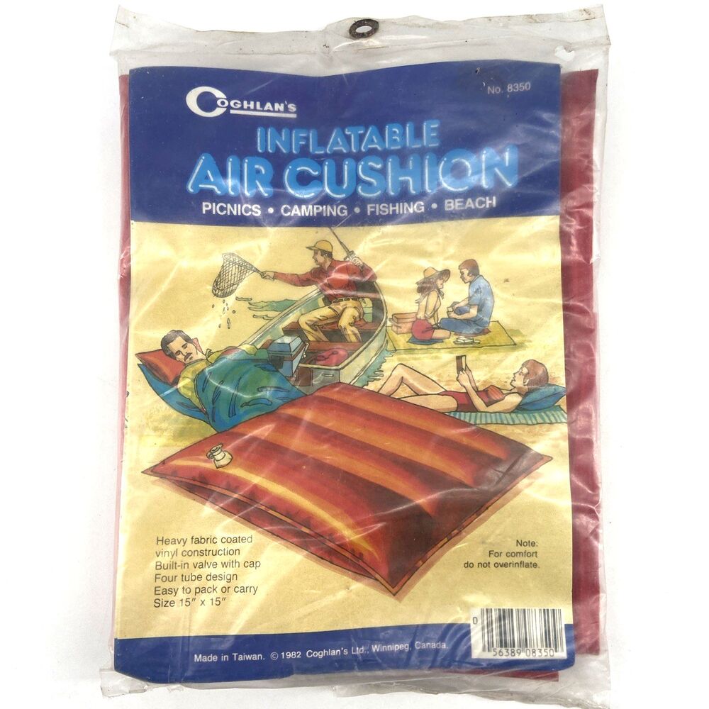 Coghlan's Inflatable Air Cushion Heavy Fabric Camping Beach Fishing 15 x 15 NEW
